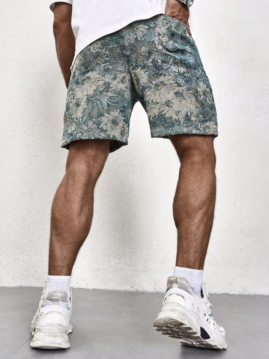 Thomas|Korte Bloemige Zomer Man Stijl Comfortabel 
