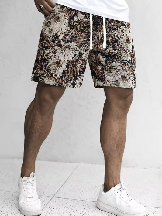 Thomas|Korte Bloemige Zomer Man Stijl Comfortabel 